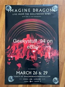 Póster de película teatral IMAGINE DRAGONS DS Hollywood EN VIVO 27x40 - Imagen 1 de 16