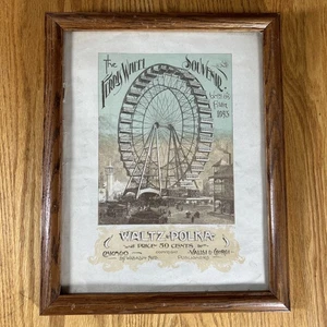 Antike Weltausstellung Noten Riesenrad Chicago Columbian Exposition selten - Bild 1 von 23