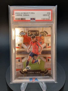 2023-24 Panini Select Fifa - Lamine Yamal #98 RC Rookie PSA 10 - Bild 1 von 1