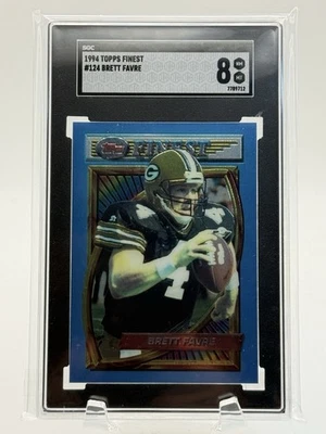 1994 Topps Finest #124 Brett Favre HOF - Image 1 of 2