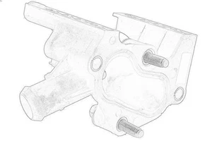 Coolant Flange OE FORD 1531004 for FORD FIESTA II (FBD) 1.4 1986-1989 - Picture 1 of 8