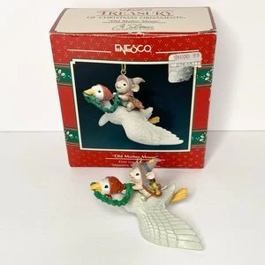 Enesco “Old Mother Mouse” Ornament 1990 First In “Mousery Rhymes” Series - Picture 1 of 9
