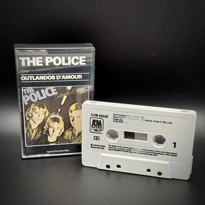 The Police - Outlandos D'amour -Cassette Tape - Red Paper Label - Play Tested - Image 1 of 4