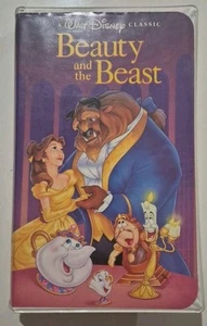 Walt Disney Classic Black Diamond 💎1992 BEAUTY AND THE BEAST / VHS Tape / RARE! - Picture 1 of 5