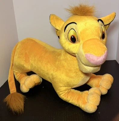 Disney Hasbro The Lion King Simba Jumbo Large Plush Stuffed Animal Doll Toy 2002 - Image 1 of 4