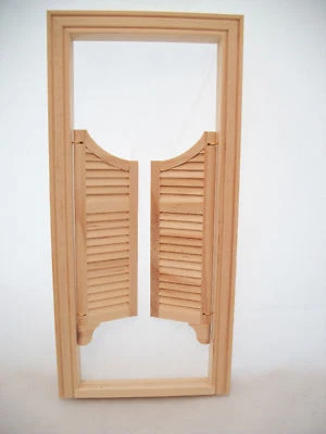 Saloon Swinging Door Dollhouse miniature wooden  #6029 1/12 Scale Houseworks - Image 1 of 2