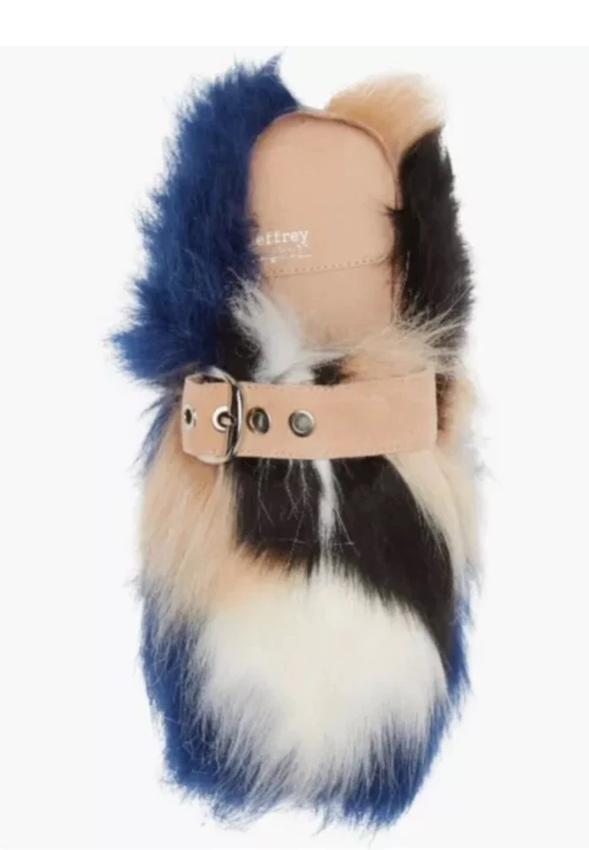 Zapatilla Jeffrey Campbell Rlxathome de piel sintética (mujeres) 7 COMBO AZUL BEIGE Foto 1 de 4