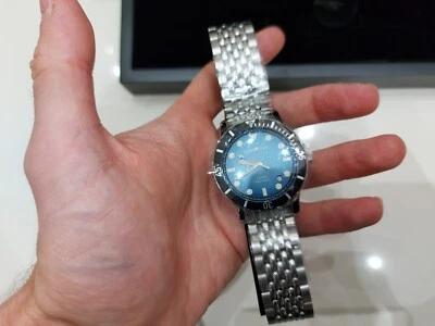 Reloj Raconteur Verne Nautilus plata y azul 50/300 - Imagen 1 de 4