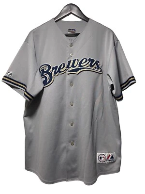 Milwaukee Brewers MLB Baseball #8 Ryan Braun Jersey Mens Size XL Majestic Home - Image 1 of 4