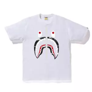 CAMISETA BAPE CITY CAMO TIBURÓN BLANCA - Imagen 1 de 3