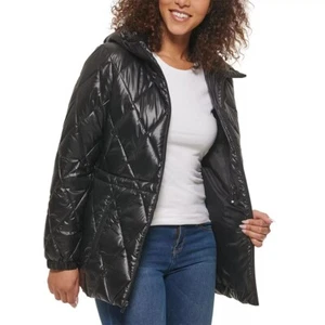 Andrew Marc Ladies Quilted Jacket With Hood Small BNWT - Picture 1 of 5