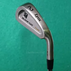 Lynx Black Cat Tour Ni Cr Single 2 Iron Dynamic Gold Sensicore Steel Extra Stiff - Picture 1 of 2