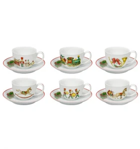 VISTA ALEGRE - Magia de Navidad - Juego 6 tazas de café de porcelana - Imagen 1 de 1