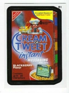 2011 Topps Wacky Packages ANS8 Series 8 B1 Bonus CREAM OF TWEET nm+ - Picture 1 of 2