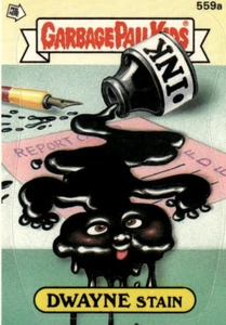 1988 Topps Garbage Pail Kids #559a Dwayne Stain - Picture 1 of 2