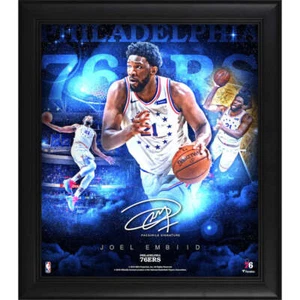 Joel Embiid Philadelphia 76ers Framed 15" x 17" Stars of the Game Collage - Bild 1 von 1