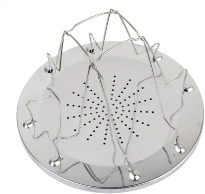 Qty 2 Folding Camp Toaster Stainless Steel 4 Slice Rack Holder Baquler Camping - Image 1 of 4