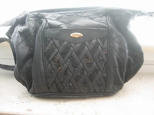 Damen Schulterumhängetasche, Handtasche, Splendid, Schwarz, gebraucht - Bild 1 von 3