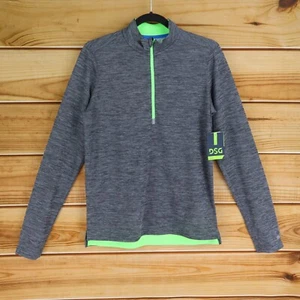 DSG Activewear 1/2 Zip Jacket Boys Sz XL (18) Gray Heathered Wicking Run NWT $25 - Picture 1 of 8