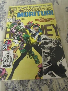 Vtg. 1987 Marvel Strikeforce Morituri Issue #9 Comic Book - Picture 1 of 6