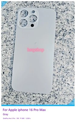 Back Glass Cover For iPhone 16 ProMax Battery Rear Case Housing Parts New - Image 1 of 4