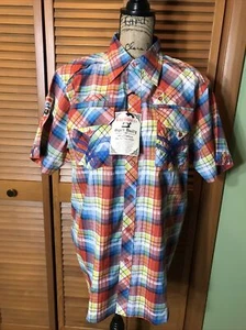 Multicolor Shirt By Swagnificent Raw Blue (large) - Picture 1 of 12