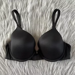 Sujetador Victoria's Secret Forrado Cobertura Perfecta Mujer Talla 32C Negro Con Aros - Imagen 1 de 7