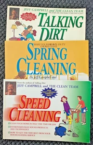 LOT of 3 Jeff Campbell & The Clean Team Books (Speed ,Spring, Talking Dirt) - Picture 1 of 4