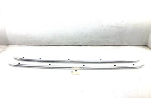 2017-2023 AUDI Q7 SQ7 LEFT RIGHT ROOF LUGGAGE CARRIER RACK RAIL SET ALUMINUM OEM - Picture 1 of 13