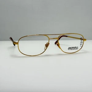 Luxottica Eyeglasses Eye Glasses Frames Titanium 1038 GP 53-17-135 - Picture 1 of 6