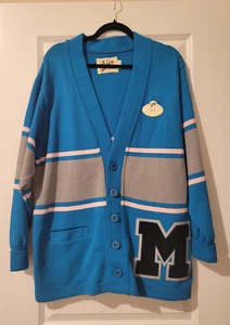 VTG Dehen Disney Store Cast Member Mickey Mouse Letterman's Sweater w/ Name Tag - Picture 1 of 4