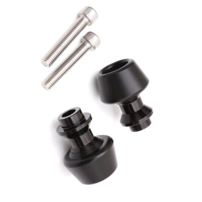 Carretes basculantes traseros SP01 negros 8 mm para Kawasaki Z1000 / R 18 19 20 21 22 23 Foto 1 de 4