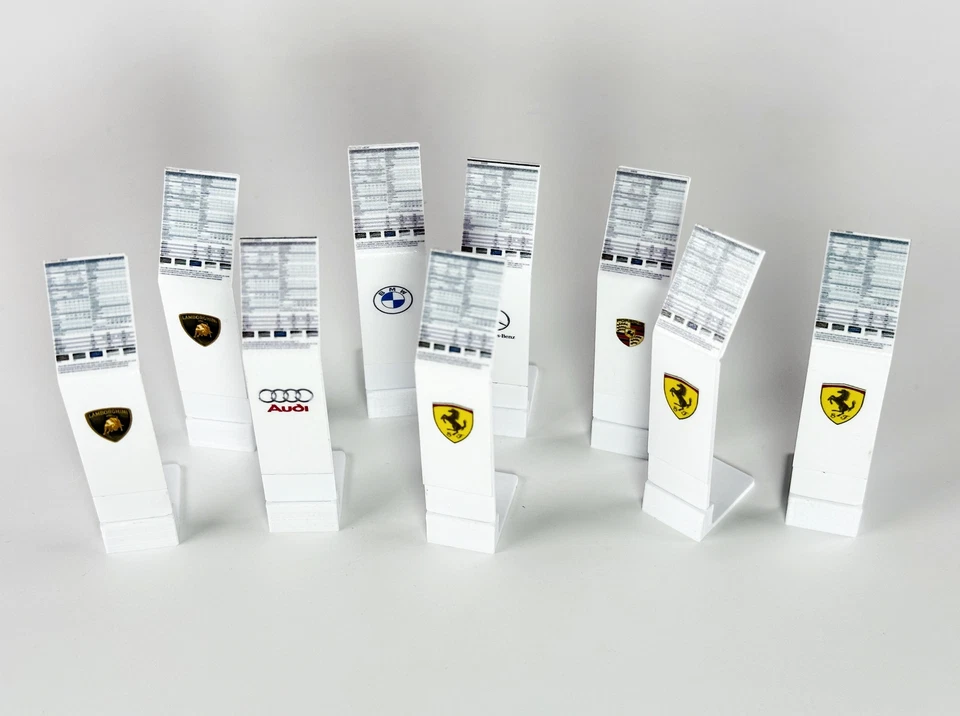 1/18 Diorama Car Showroom Signs Board Model Garage Scene Accessories Props Model - Image 1 of 4