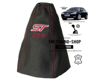 Schaltmanschette Schaltsack Fur Ford Mondeo MK3 2003-2006 Leder "ST 220" Rot - Bild 1 von 5