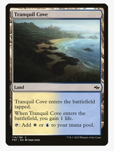Tranquil Cove #174 FRF Magic Card in a Protective Sleeve - Picture 1 of 4