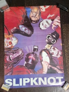 Póster Promocional Original Slipknot Años 90 23x33 Primer Álbum - Imagen 1 de 7