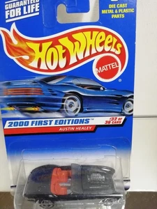 Hot Wheels 2000 First Editions Austin Healey On Blister - Picture 1 of 4