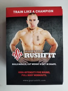 George St Pierre Rushfit Train Like a Champion 6 DVD Set w/Booklets - MINT - Bild 1 von 2
