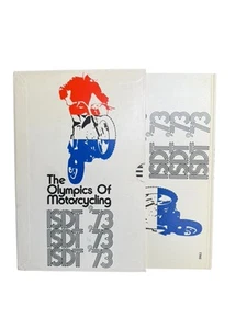 THE OLYMPICS OF MOTORCYCLING ISDT '73 Farrell Grehan/Ron Schneiders C1973 1st Ed - Foto 1 di 6