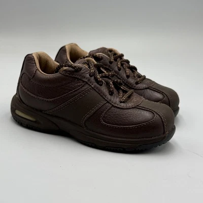 Stride Rite Toddler Tech Brown Leather Comfort Walking Shoes Sneakers Size 8M - Image 1 of 4