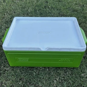 Coleman Party Stacker Cooler 6225 Green 24 Can Beer Soda  USA Discontinued - Picture 1 of 3