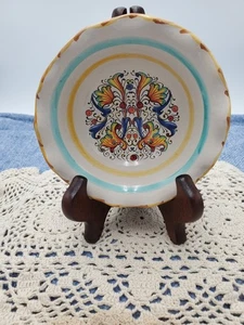 Vintage handbemalte Keramik Schale von Meridiana Ceramiche Italien - Bild 1 von 5