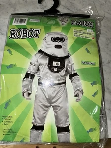 Robot Costume Large Children’s 12 14 New Old Stock - Picture 1 of 12