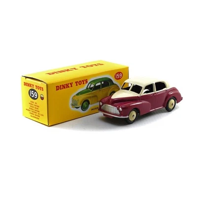 Atlas French Dinky Toys 159 Morris Oxford Saloon Cerise & Cream - Image 1 of 3