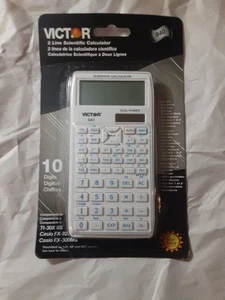 Victor Advanced Scientific Calculator 10 Digit Model 940 Solar Dual Power 2 Line - Picture 1 of 2