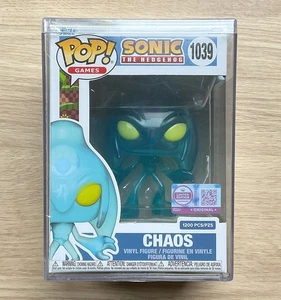 Funko Pop Sonic The Hedgehog Chaos Translúcido #1039 + Estuche Rígido - Imagen 1 de 6