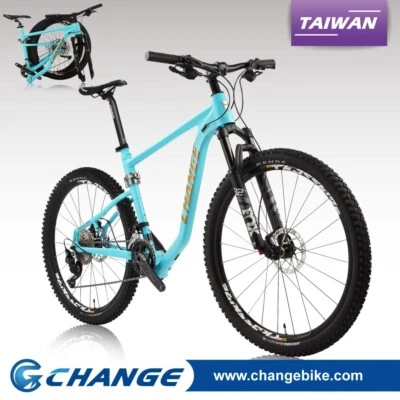 Bicicleta Plegable 27.5" Bicicleta de Montaña Horquilla FOX Shimano Deore 20S DF-912B Tamaño 17" Foto 1 de 4