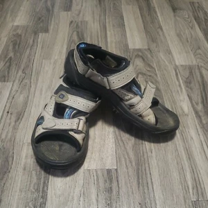 Footjoy Mens Golf Sandals Gray Blue Trim Model 48443 Size 9M - Picture 1 of 6