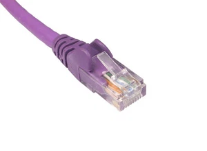 5 x 2 MTR VIOLA VIOLA CAT5E ETHERNET PATCH CAVO CAVO PATCH CAVO - Foto 1 di 1