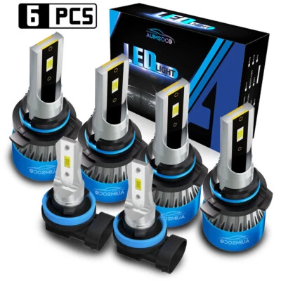 Kit blanco brillante para luces antiniebla de faros LED 2020 Hyundai Santa Fe Foto 1 de 4